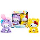 Peluche Care Bears X Hello Kitty Hello Kitty Funshine Bear & My Melody Share Bear, 25 Cm