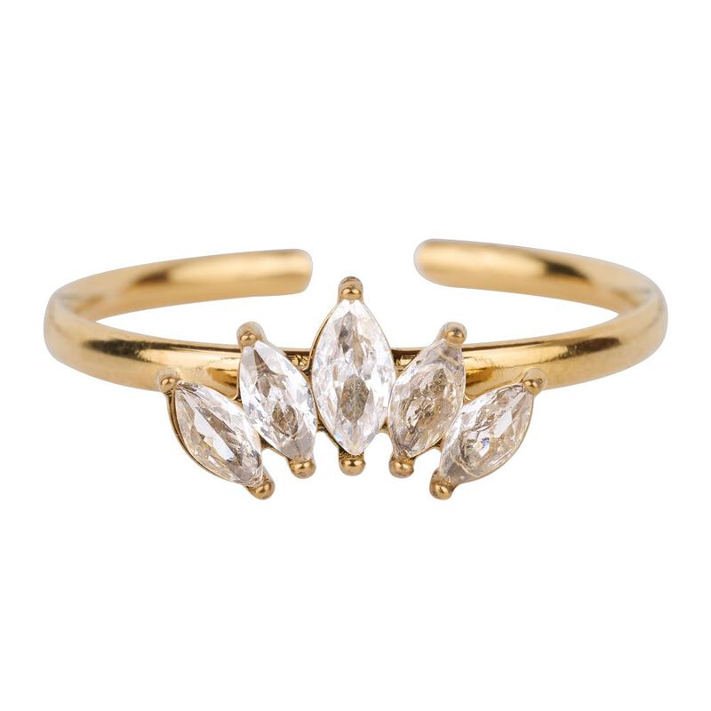 Set Anillos De Mujer Zirconias Joyería Regalos ... image number null