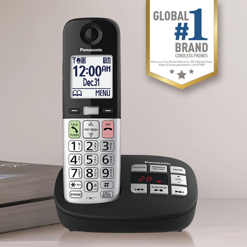 Tel&eacute;fono Inal&aacute;mbrico Panasonic Kx-tgu430b Con P... image number null