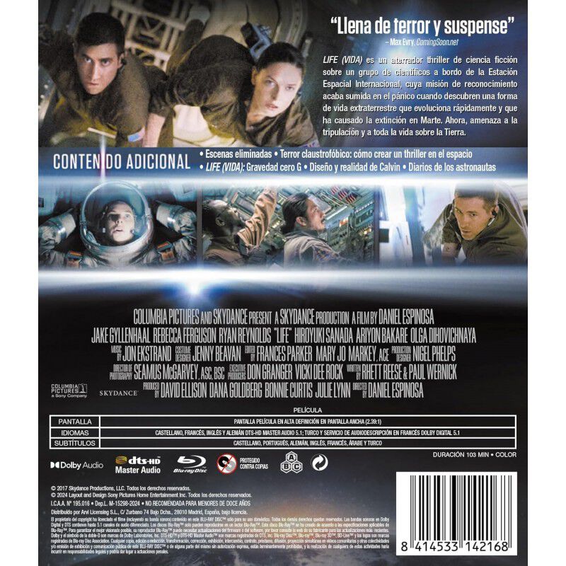 Vida (Ed. 2024) [Blu-ray] (2017) image number null