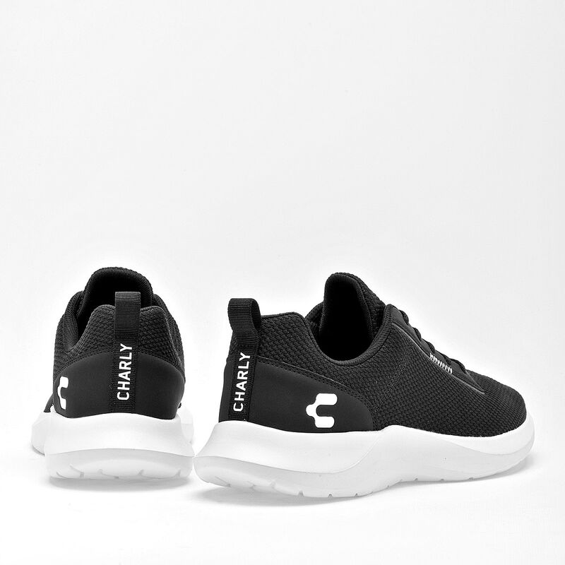 Charly Tenis Deportivo Para Mujer Negro Cod 124... image number null
