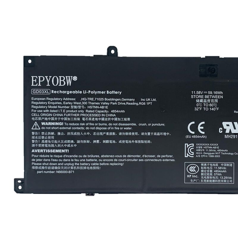 Bater&iacute;a De Port&aacute;til Epyobw Gd03xl 59,16 wh 11,5... image number null