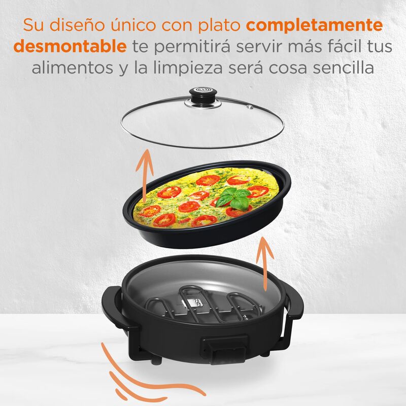 Sart&eacute;n El&eacute;ctrico Desmontable Grill MasterChef b... image number null