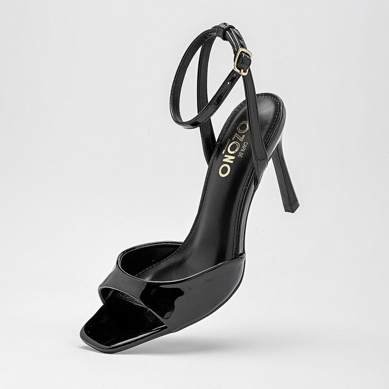Capa De Ozono zapatilla abierta para mujer negr... image number null