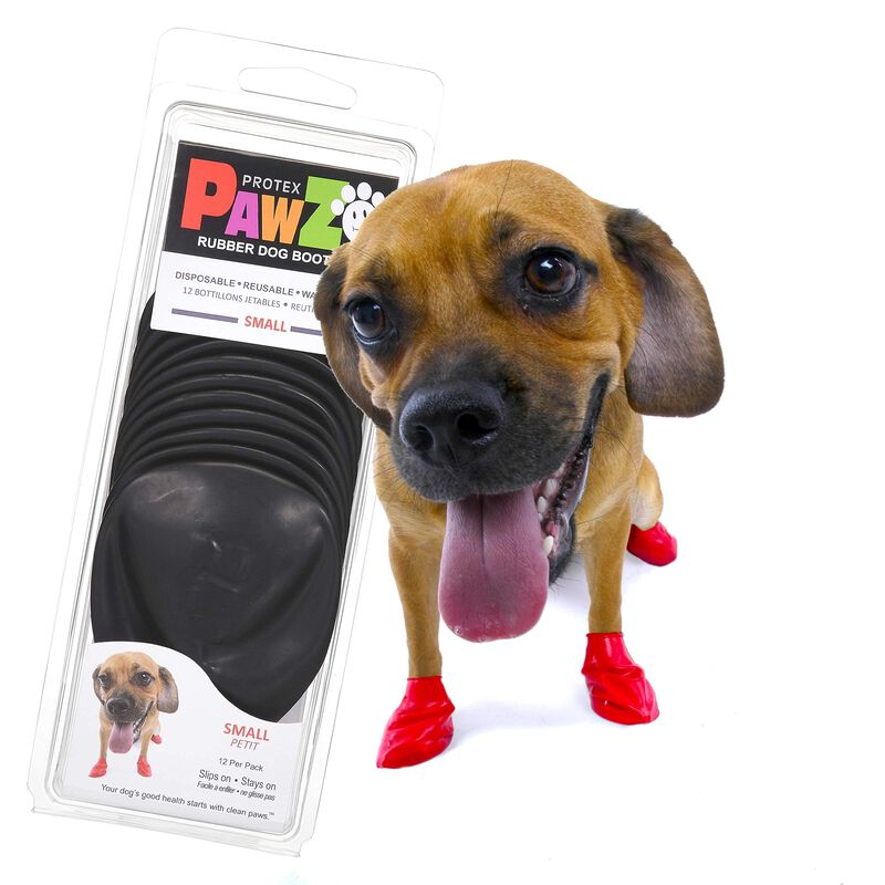 Botas Para Perros Protex Pawz De Goma Para Pata... image number null