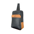 Crossbody Para Caballero Michel Domit Con Bolsillo Frontal, Negro