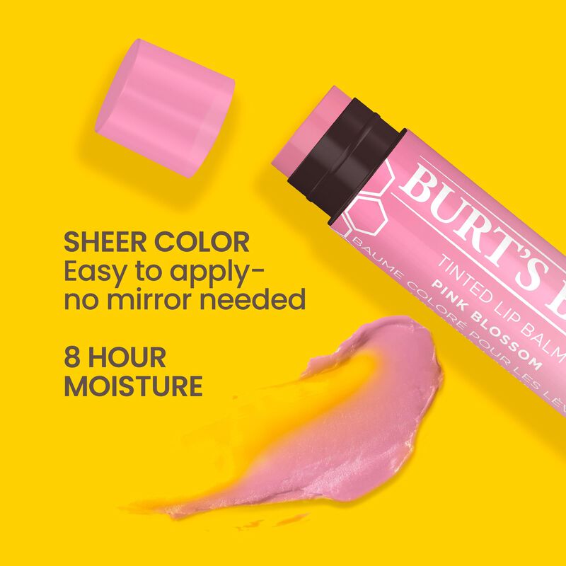 B&aacute;lsamo Labial Burt's Bees Long Lasting Pink Bl... image number null