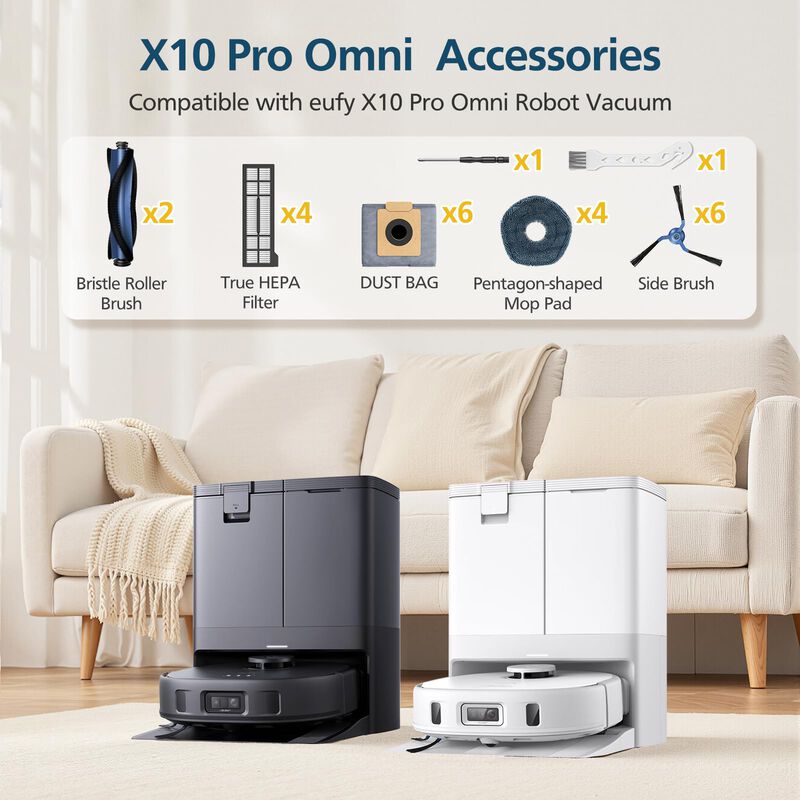 Kit De Accesorios Para Robot Aspirador Eufy X10... image number null