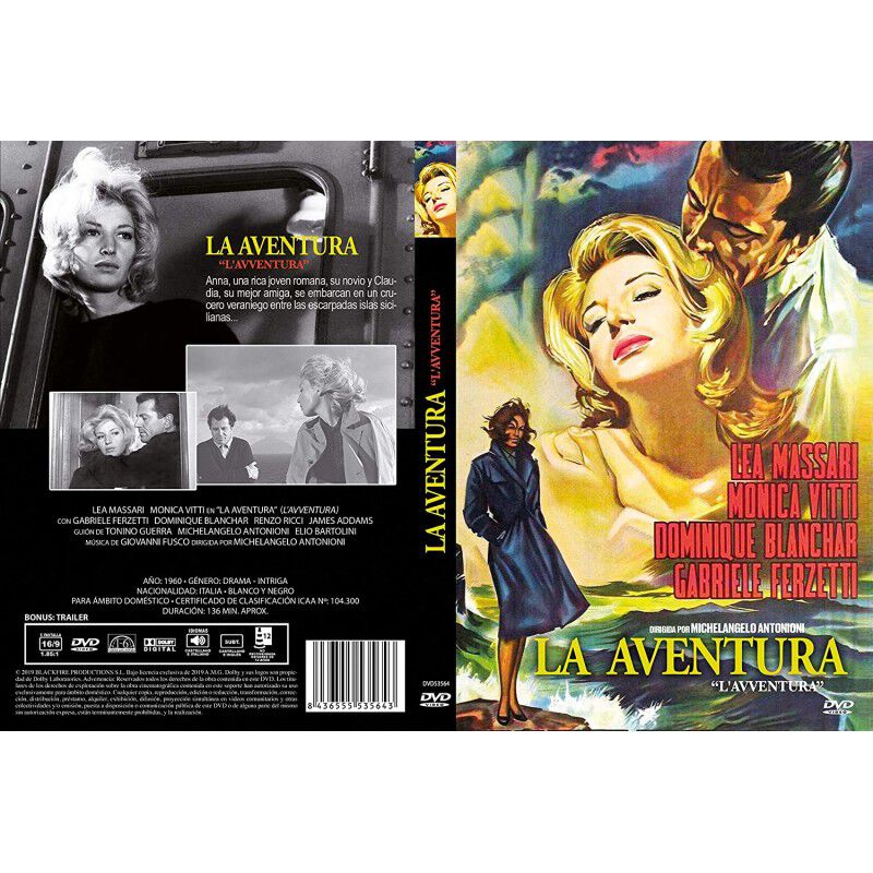 La Aventura Dvd 1960 L'avventura [dvd] image number null