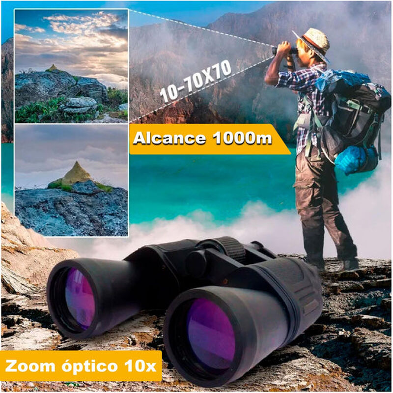 Binocular Vak 70x70 Zoom 10x Ahulados Protector... image number null