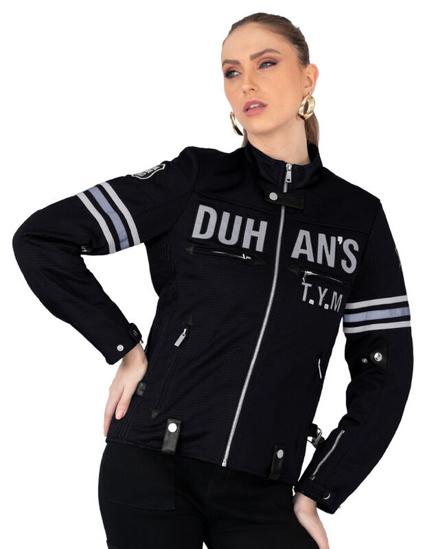 Chamarra Mujer Biker Con Proteccion Negro Roose... image number null