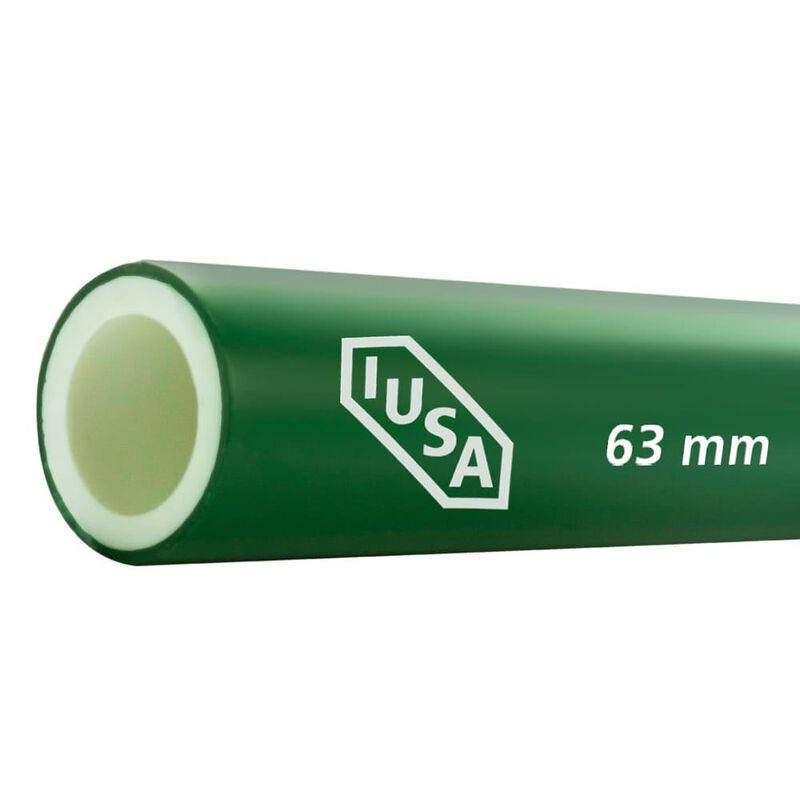 Tubo bicapa PPR de 4 m 63 mm image number null