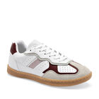 Apoort tenis para mujer blanco gris vino cod 141995-E