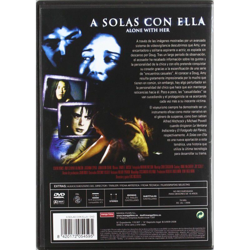 A Solas Con Ella 2006 Alone With Her [dvd] image number null