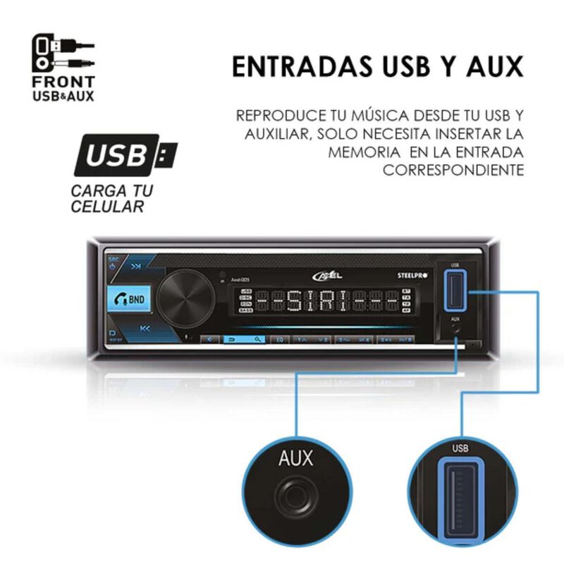Autoestereo Con Usb Steelpro Axel-009 image number null