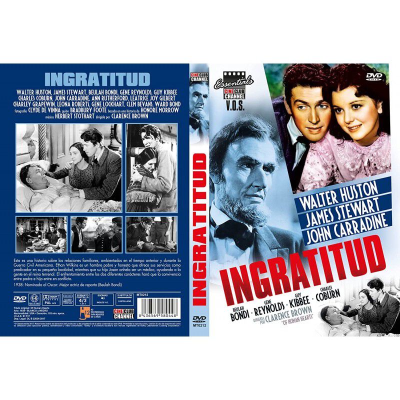 Ingratitud (of Human Hearts) 1938 - V.o.s. [dvd... image number null