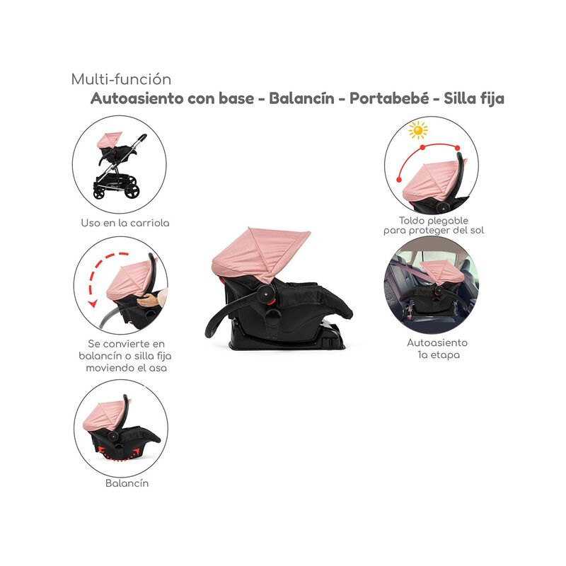 Travel System Eclipse 3en1 D'beb&eacute; Carriola Recl... image number null