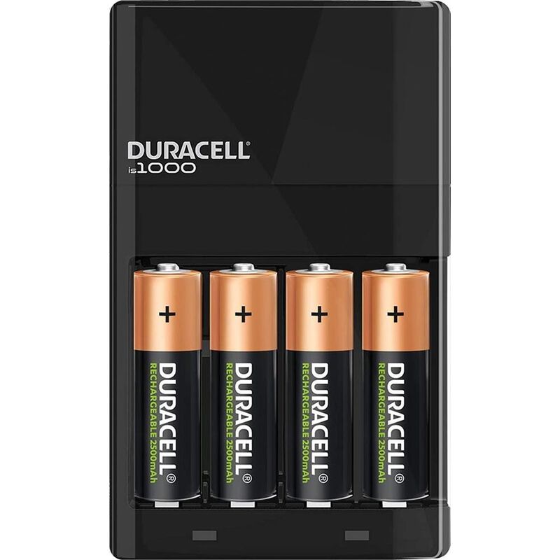 Cargador Duracell Con 8 Pilas Recargable AA 1.2... image number null