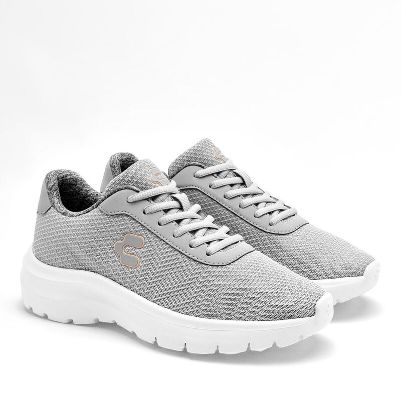 Charly Tenis deportivo para mujer gris, running image number null