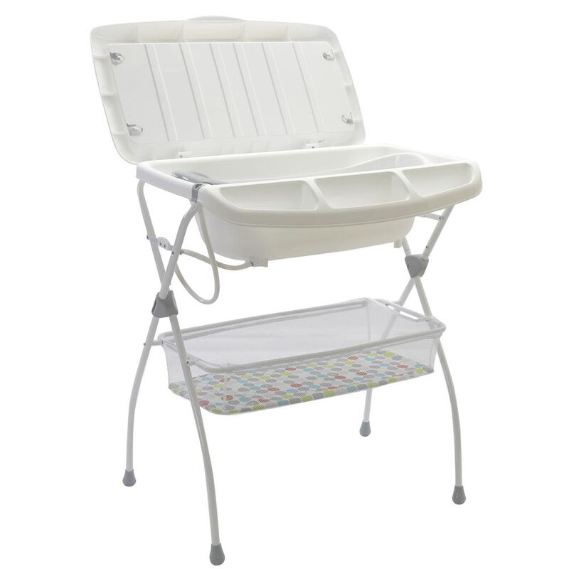 Bañera Bebe Con Base Prinsel Charola Cambiador ... image number null