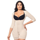 Faja short postquirúrgica tira ancha con gafete central