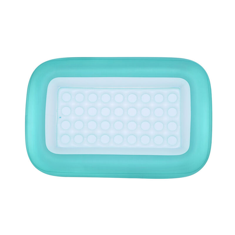 Alberca Inflable Infantil Rectangular Azul Y Ro... image number null