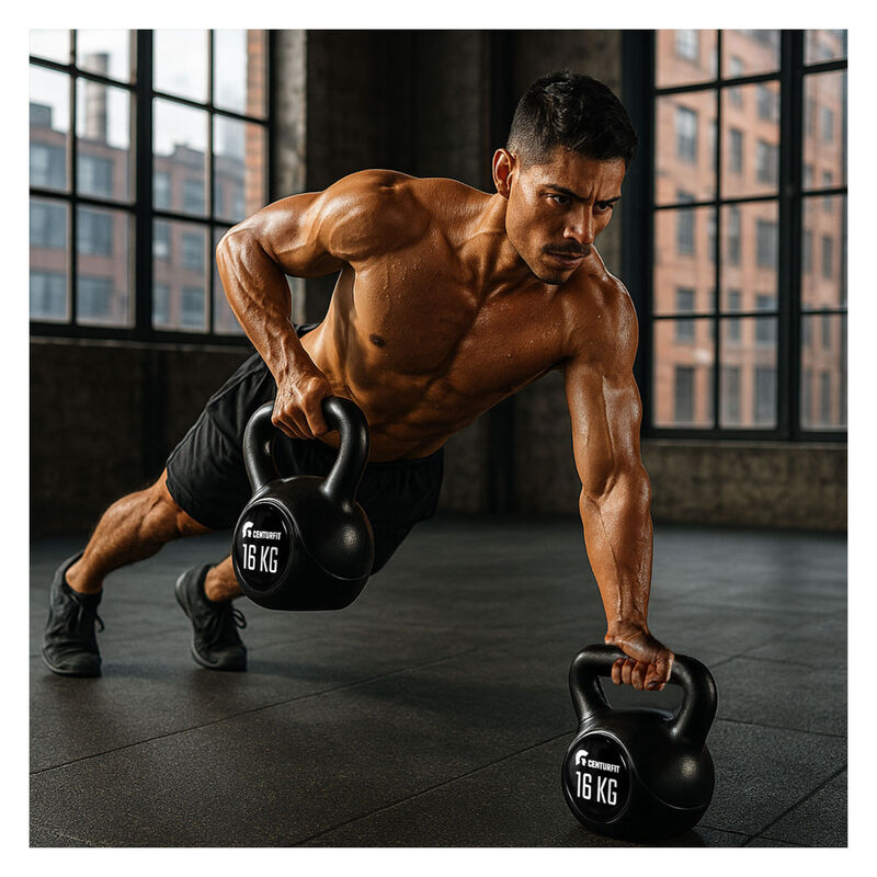 Pesa Rusa Kettlebell 16kg 35lb Cross Fitness Gi... image number null