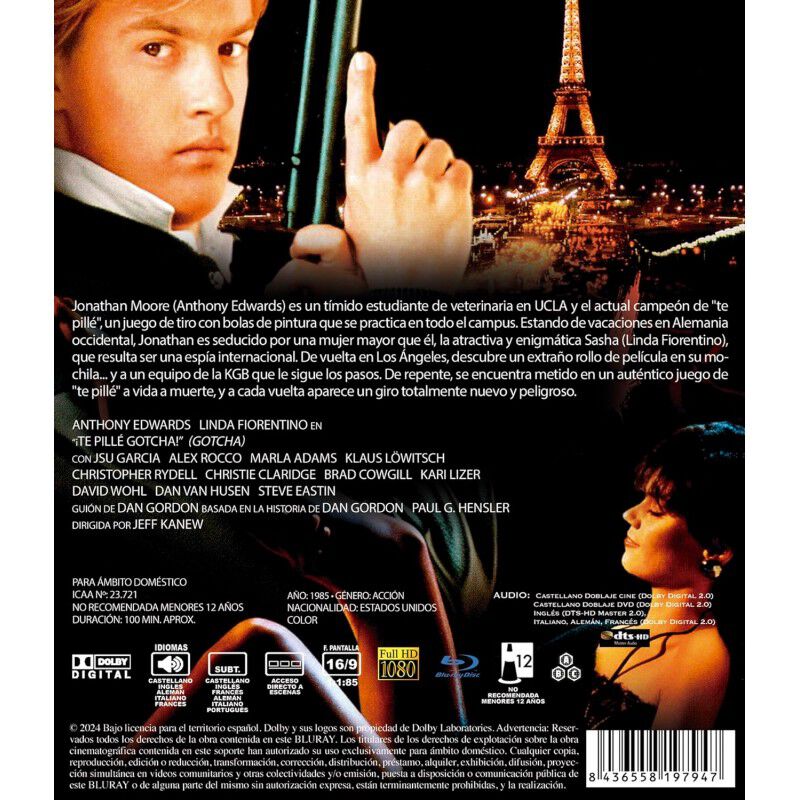 &iexcl;Te pill&eacute;!, Gotcha! [Blu-Ray] (1985) Gotcha! image number null