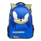 Mochila Sonic con Diseño de Personaje, Varios Compartimentos, Ligera, Espaciosa y Resistente