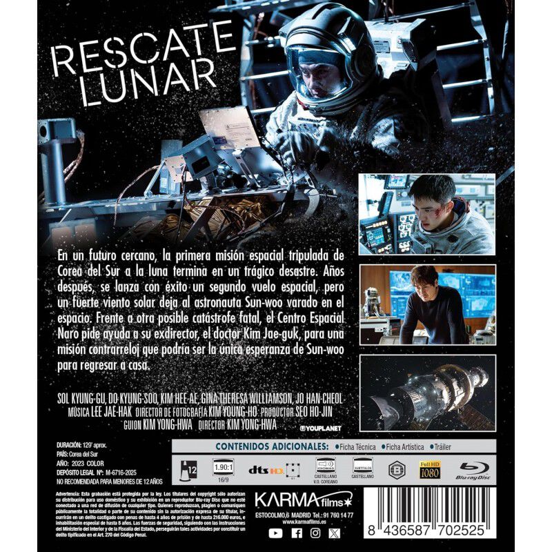 Rescate Lunar [Blu-ray] (2023) Deo mun image number null