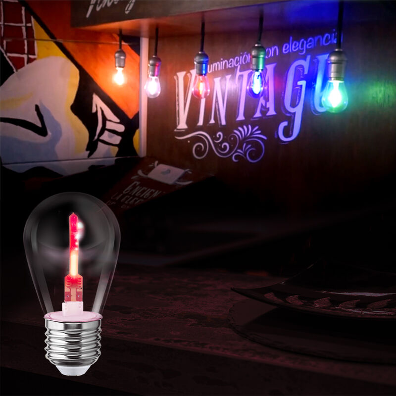 Pack de 10 focos LED Aksi 1W S14 Estela de Luz ... image number null