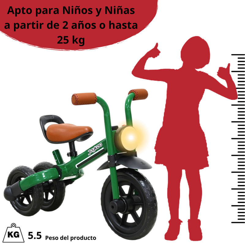 Triciclo 3 En 1 Para Ni&ntilde;os Con Bast&oacute;n, Bici Y B... image number null