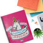 5 Cuadernos Profesionales Pasta Blanda Modelo Unicornio