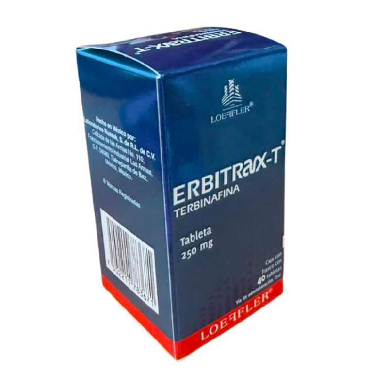 Erbitrax 250 Mg 40 Tabletas image number null