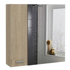 Gabinete De Ba&ntilde;o Caribe Rovere Con Espejo Virtual Muebles