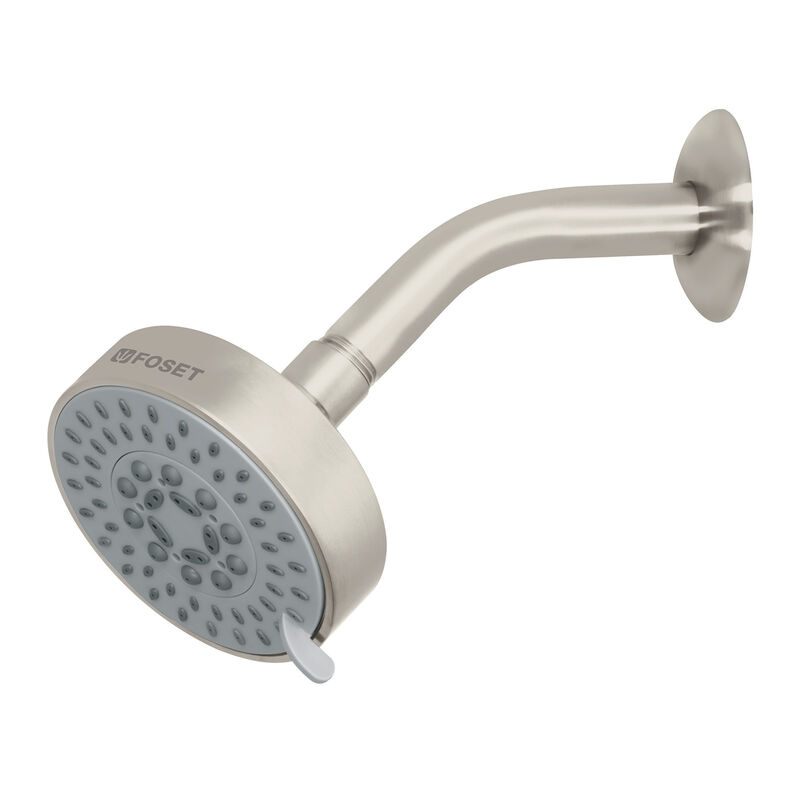 Regadera Satín 4'con 5 Funciones con Brazo Fose... image number null