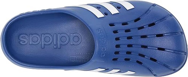 Adidas Clogs Adilette Unisex, Azul Rey Blanco, ... image number null