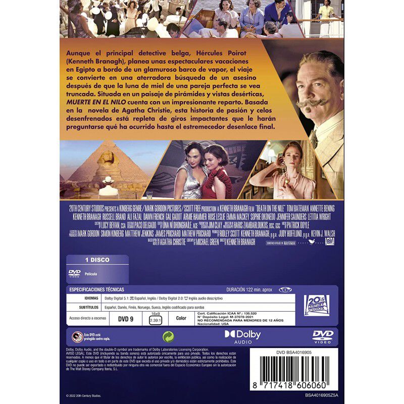 Muerte en el Nilo [DVD] image number null