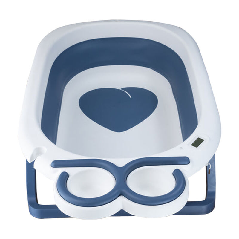 Ba&ntilde;era Plegable para Beb&eacute; Azul con Term&oacute;metro D... image number null