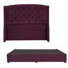 Cabecera + Base Cama King Size Dicasa Sitka Morado