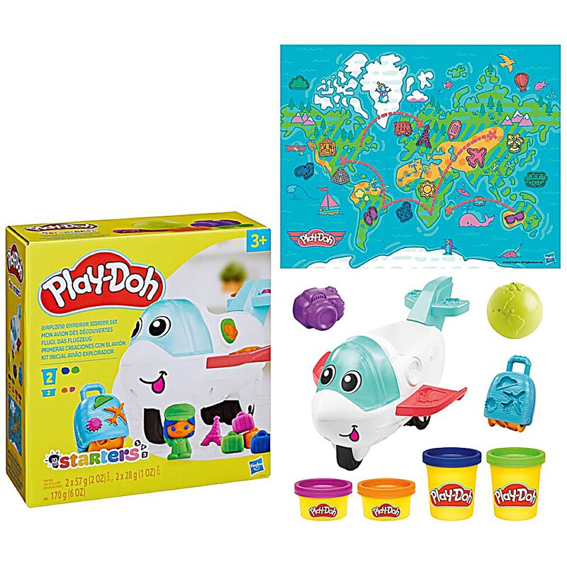 Play Doh Primeras Creaciones Con El Avion 170g ... image number null