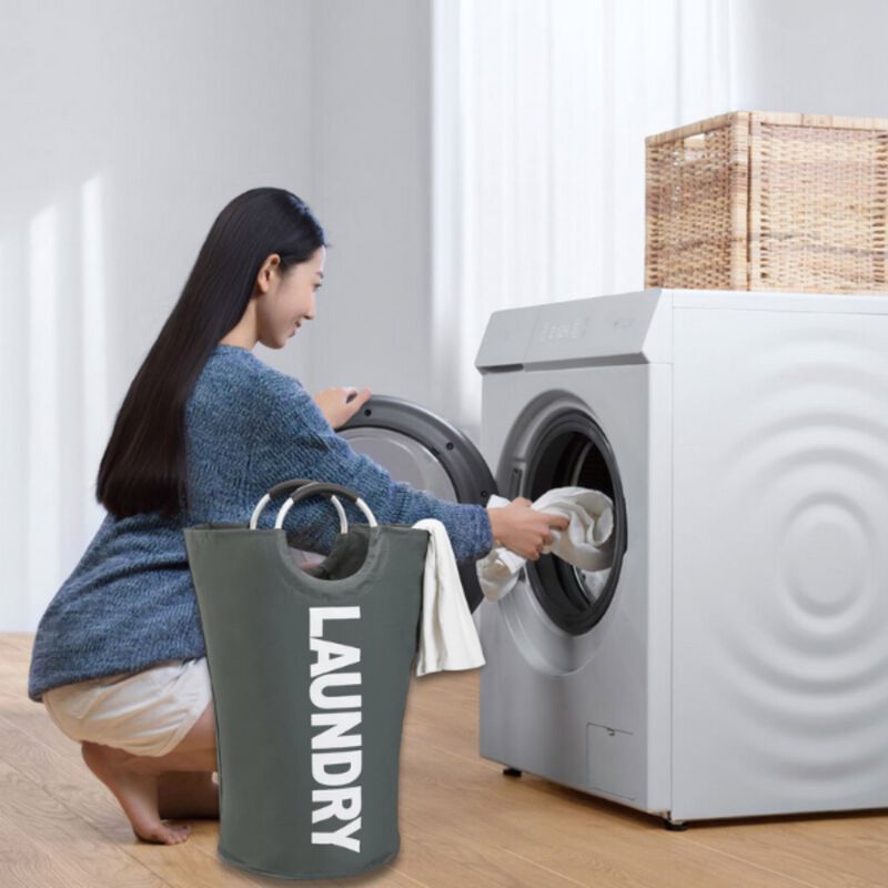 Cesto de Ropa Sucia Plegable con Tela Oxford co... image number null