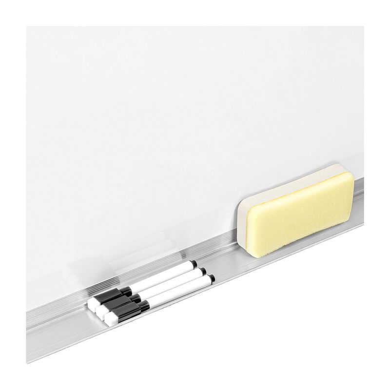 Pizarron Blanco Escolar 120x80cm Marcadores Bor... image number null