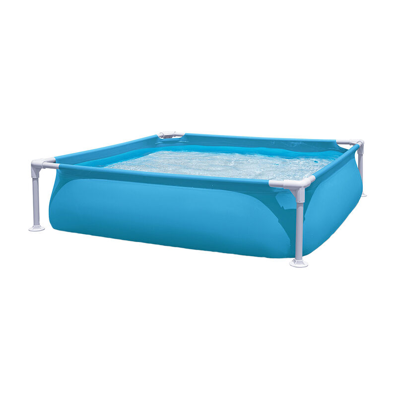 Alberca Cuadrada Armable Azul Infantil Desmonta... image number null