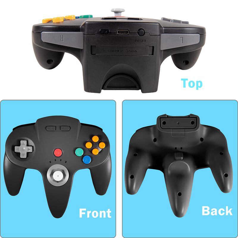 Controladores N64 Saffun Inal&aacute;mbricos (2 Unidad... image number null