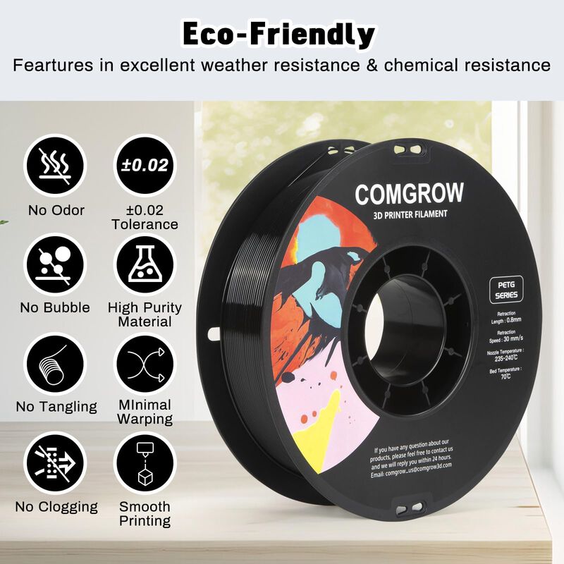 Filamento 3d Comgrow Petg 1,75 mm 1 kg Paquete ... image number null