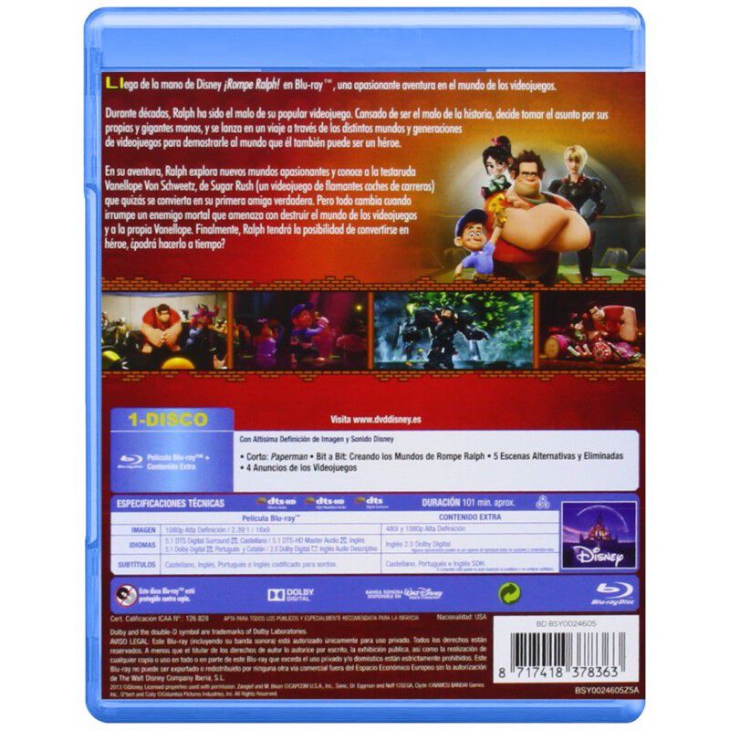 Ralph, El Demoledor [blu-ray] image number null
