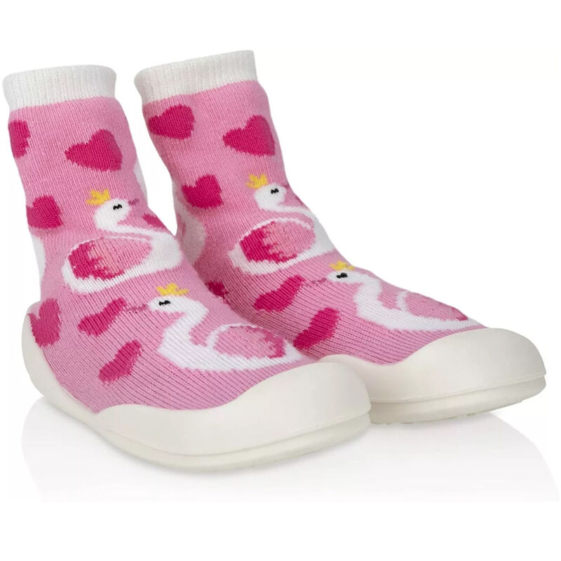 Calcetines Con Suela De Goma Nuby Snekz Cisne image number null