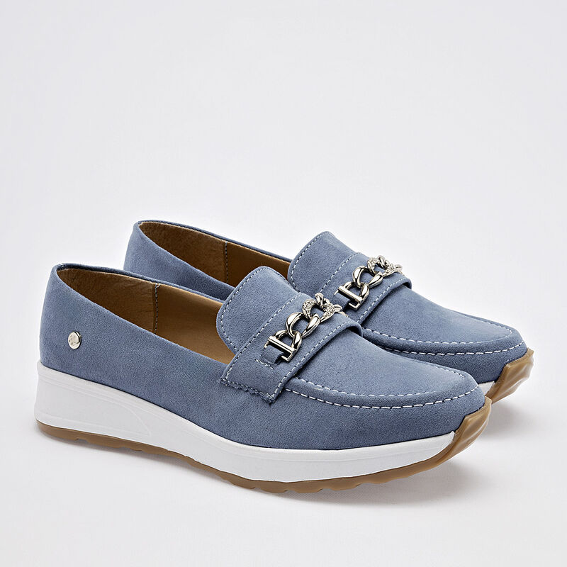 Mora Confort zapato casual para mujer azul cod ... image number null