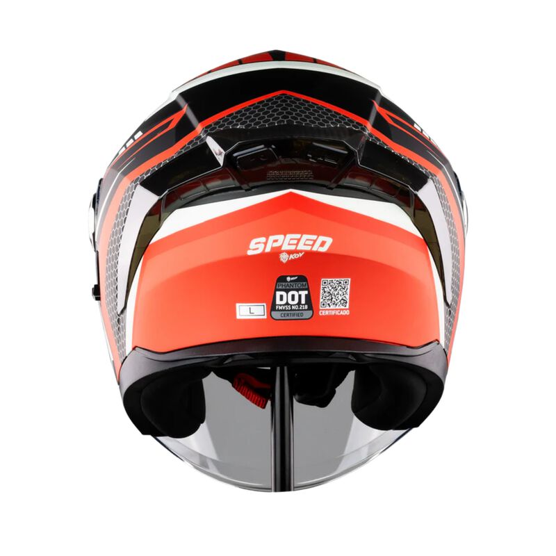 Casco Kov Phantom Speed Red Led M image number null
